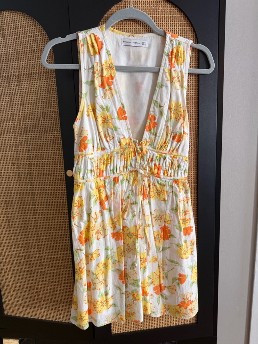 Faithfull the Brand floral V-Neck Sundress
